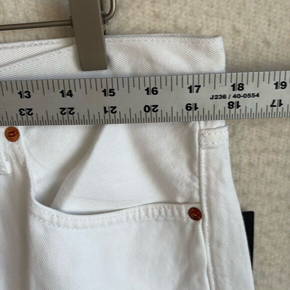ReDone Originals 70s Stove Pipe in White Destroyed‎ Womens Size 31 - Picture 9 of 11